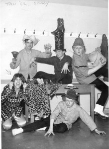 Screaming Lord Sutch & the Savages in a pensive mood backstage in Grimsby, January 1962.