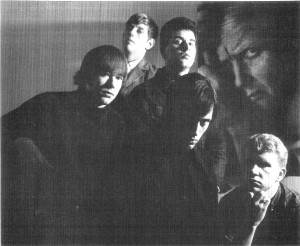 Hawk and the Randelas, 1966. L to R: Kirk Holmquist (electric piano and Vox organ), Roger Huycke (drums), Ron Overman (bass), Jeff Hawks (lead Vocals), Craig Tarwater (guitar). 