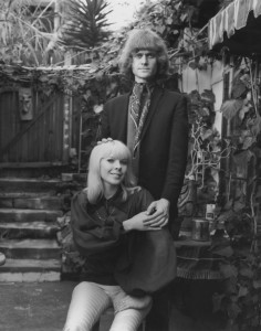 Kim Fowley with 'The Goat Girl' (don't ask).