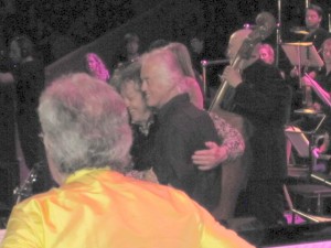 Donovan and Jimmy Page. Royal Albert Hall, London, June 3, 2011. (Courtesy Gary Pig Gold)